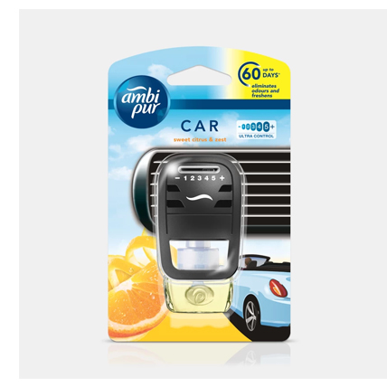 Ambi Pur Car Freshener Sweet Citrus And Zest